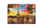 Puzzle - Educa 3000 Sunset in Paris Drewniany - 017675