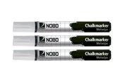 Przybory do pisania i rysowania - Nobo Chalkmaker - marker - white (pack of 3) - 34438398