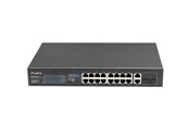 Switch - Lanberg RSFE-16P-2C-250 - switch - 16 ports - unmanaged - rack-mountable - RSFE-16P-2C-250