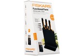 Przybory kuchenne - Fiskars Functional Form Plastic knife block 5 knives - 1057554