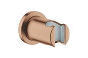 Prysznic i akcesoria do montazu - Grohe Rainshower hand shower holder for wall, brushed warm sunset - 27074DL0