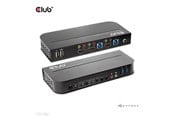 Przełącznik KVM - Club 3D CSV-1382 - KVM / audio switch - 2 ports - CSV-1382