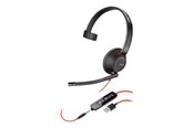 Słuchawki, zestaw słuchawkowy - Poly Blackwire C5210 USB-A - 207577-201