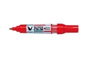 Przybory do pisania i rysowania - Pilot Pen V-Super Color Medium Tip Bullet Marker - Red - SCA-VSC-M-BG-R