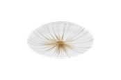 Lampy - EGLO NIEVES plafond Ø41 cm 19.5W LED 2300 lm white/gold - 900499