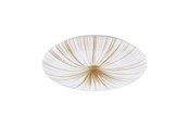 Lampy - EGLO NIEVES CEILING 3710LM Ø510 WHITE/GOLD - 900501