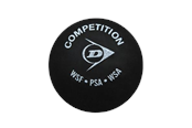 Sport i fitness - Dunlop COMPETITION Squash Ball 1 pack - DU700112IONE SIZE