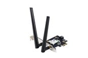 Adapter Sieciowy  (karta sieciowa, serwer druku, itp.) - ASUS PCE-AX1800 Dual Band PCI-E WiFi 6 (802.11ax). Bluetooth 5.2 WPA3 network security OFDMA and MU-MIMO - 90IG07A0-MO0B00
