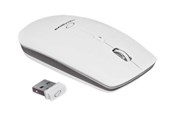 Myszka - Esperanza EM120W - mouse - 2.4 GHz - white - Myszy - Optyczny - 4 - Biały - EM120W