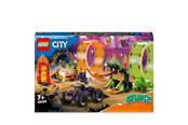 LEGO®  - LEGO City 60339 Kaskaderska arena z dwoma pętlami - 60339
