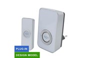Urządzenia elektryczne - Foss Europe Trend door bell design white plug in - 102004