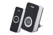 Urządzenia elektryczne - Foss Europe Trend door bell design black plug in - 102005