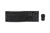 Klawiatura - Logitech MK270 Wireless Combo - keyboard and mouse set - US International / Dutch (Qwerty) - Zestaw klawiatura i mysz - Universal - Czarny - 920-004509