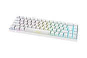 Klawiatura - Deltaco GAMING WK95R Wireless - Klawiatura gamingowa - Niemcy - Biały - GAM-100-W-DE