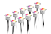 Inteligentny dom - Deltaco Smart Home decklight kit warm white light and RGB silver - SH-DLK01