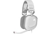 Słuchawki, zestaw słuchawkowy - Corsair HS80 RGB USB Premium Gaming Headset - White - CA-9011238-EU