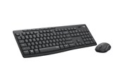 Klawiatura - Logitech MK295 Silent - keyboard and mouse set - French - graphite - Zestaw klawiatura i mysz - Francja - Czarny - 920-009795