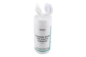 Akcesoria komputerowe - Deltaco Wet Wipes For Plastic Surfaces 100pcs - CK1022