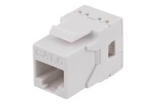 Akcesoria sieciowe - Deltaco MD-118 Cat6 Keystone jack LSA/110 termination plastic 180 White - MD-118