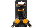 Podlewanie ogrodu - Fiskars Twin tap connector Multi - 1027061