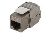 Akcesoria sieciowe - Deltaco MD-112 FTP Cat6a keystone connector shielded 22-26AWG "Tool-free" - MD-112