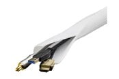 Zarządzanie kablami - Deltaco Cable Sorting Stocking 3 m White - LDR17