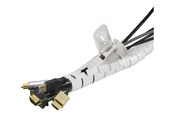 Zarzadzanie kablami - Deltaco Nylon cable shields  20m white - LDR10