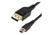 Kabel wyświetlacza - StarTech.com VESA Mini DisplayPort to DisplayPort 1.4 - 2m  - Black - DP14MDPMM2MB