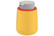 Akcesoria do biura - Leitz Pojemnik z dozownikiem  Cosy Ciepły żółty - 54040019