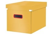 Archiwizacja i przechowywanie - Leitz Duże pudełko do przechowywania  Click & Store Cosy, w kształcie sześcianu Ciepły żółty - 53470019