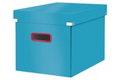 Archiwizacja i przechowywanie - Leitz Duże pudełko do przechowywania  Click & Store Cosy, w kształcie sześcianu Morski niebieski - 53470061