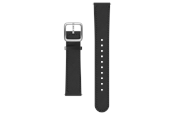 Smartwatch, zegarek i opaska sportowa - Withings Wristband Black leather 36mm - Leather Wristband-Black-18 mm