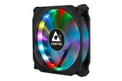 Wentylator obudowy - Chieftec CF-1225-RGB 1er-RGB Tornado Tornado - Wentylator obudowy - 120mm - Czarny - CF-1225RGB