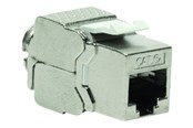 Akcesoria sieciowe - LogiLink Cat.6A Keystone Jack STP AWG 22-26 toolless 16 mm width - NK4003
