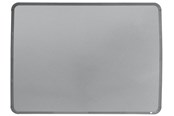 Konferencja i prezentacja - Nobo Biała tablica magnetyczna Slimline 580x430mm, srebrna - QB05742C