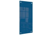 Konferencja i prezentacja - Nobo Szklana mała tabliczka suchościeralna , podłużna, 300 x 600 mm Niebieski - 1915607