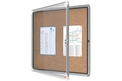 Konferencja i prezentacja - Nobo Korkowa gablota Premium Plus, zamykana na klucz, 6 x A4 - 1902562