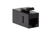 Akcesoria sieciowe - LogiLink NK4012 Cat.6 Keystone Inline Coupler UTP 14.5 mm width black (1-Pack) - NK4012