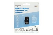 Adapter Sieciowy  (karta sieciowa, serwer druku, itp.) - LogiLink Bluetooth 5.0 adapter USB 3.2 USB-A and USB-C (1-Pack) - BT0054
