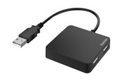 USB hub - Hama hub - 4 ports USB hub - 4 - Czarny - 00200121
