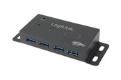 USB hub - LogiLink USB 3.0 hub 4-Port metal housing USB hub - 4 - USB 3.2 - UA0149