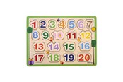 Zabawki drewniane - Barbo Toys Wacky Wonders - Wooden Puzzle - Numbers (INT) - 6372