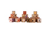 Zabawki drewniane - Barbo Toys Moomin Wooden Alphabet Blocks - 5704976072744