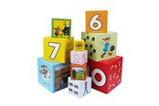 Zabawki dla niemowlat - Barbo Toys Pippi - Stacking Cubes - 8600