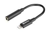 Kabel wyświetlacza - BOYA BY-K3 - Lightning to headphone jack adapter - 6 cm - BY-K3