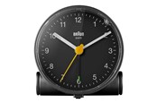 Dekoracje - Braun BC01 - alarm clock - round - quartz - desktop - black - 67003