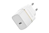 Telefon - Adapter i Ladowarka - OtterBox EU Wall Charger 30W GaN - 1X USB-C 30W USB-PD White - 78-80484