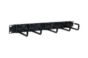 Szafa rack - Tripp Lite Rack Enclosure Cabinet Horizontal Cable Ring Flexible 1URM - rack cable management kit - 1U - SRCABLERING1U