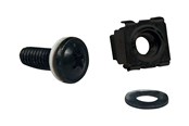 Szafa rack - Tripp Lite Rack Enclosure Cabinet Square Hole Hardware Kit Screws Washers - rack screws nuts and washers - SRCAGENUTS