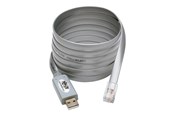 Adapter Sieciowy (karta sieciowa, serwer druku, itp.) - Tripp Lite USB-A to RJ45 Serial Rollover Cable (M/M) - Cisco Compatible 250 Kbps1.83 m Gray - U209-006-RJ45-X